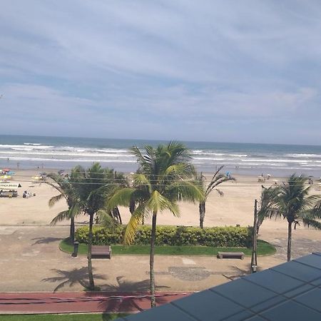 Frente Para O Mar - Vista Espetacular De Todos Os Comodos Praia Grande  Kültér fotó