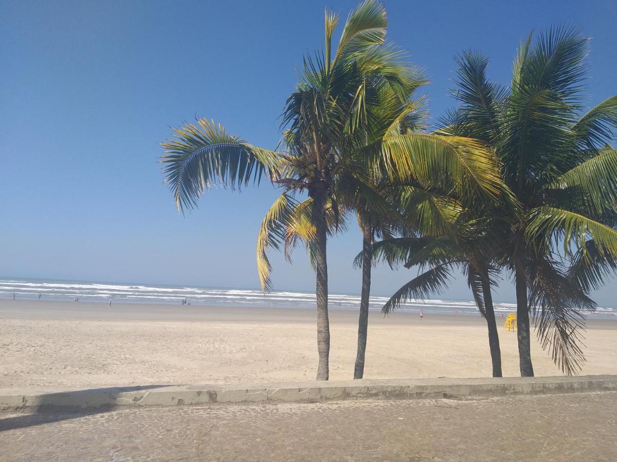 Frente Para O Mar - Vista Espetacular De Todos Os Comodos Praia Grande  Kültér fotó