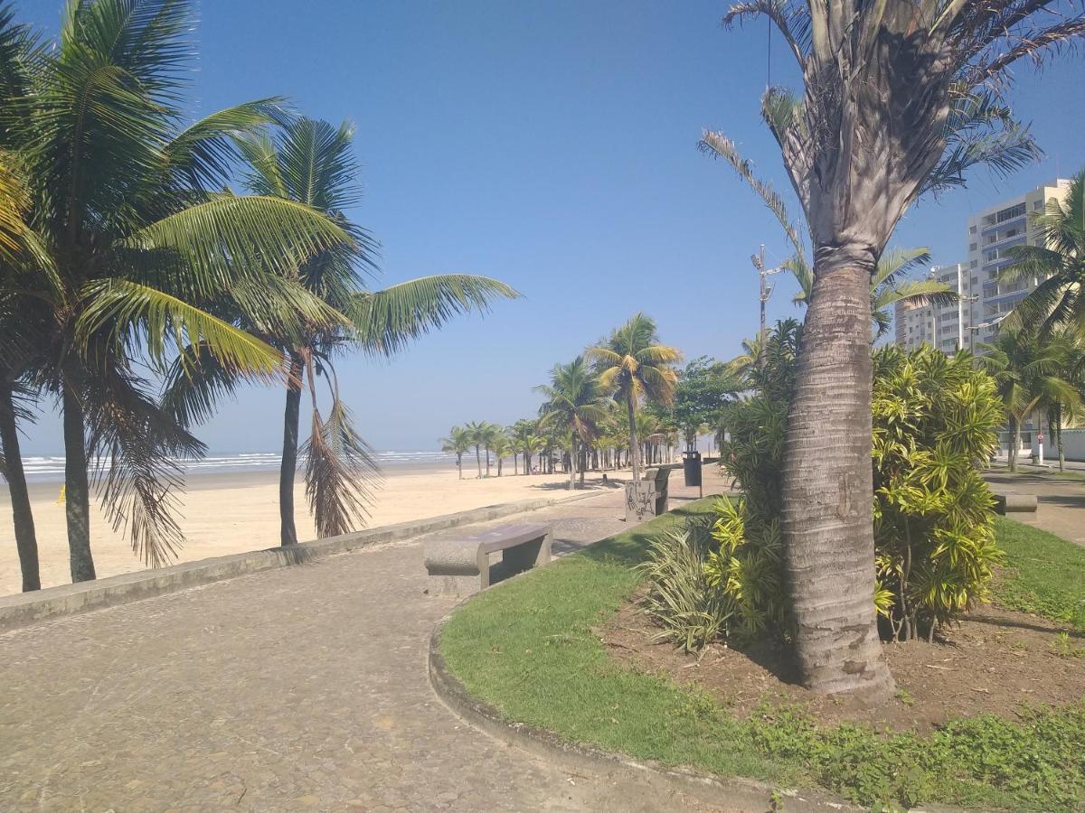 Frente Para O Mar - Vista Espetacular De Todos Os Comodos Praia Grande  Kültér fotó