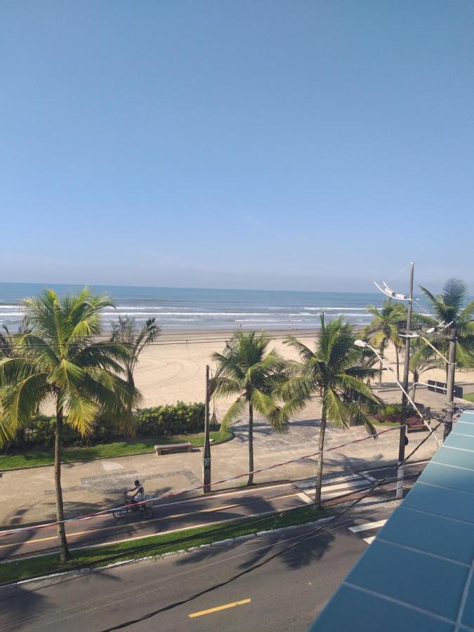 Frente Para O Mar - Vista Espetacular De Todos Os Comodos Praia Grande  Kültér fotó