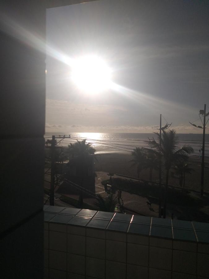 Frente Para O Mar - Vista Espetacular De Todos Os Comodos Praia Grande  Kültér fotó