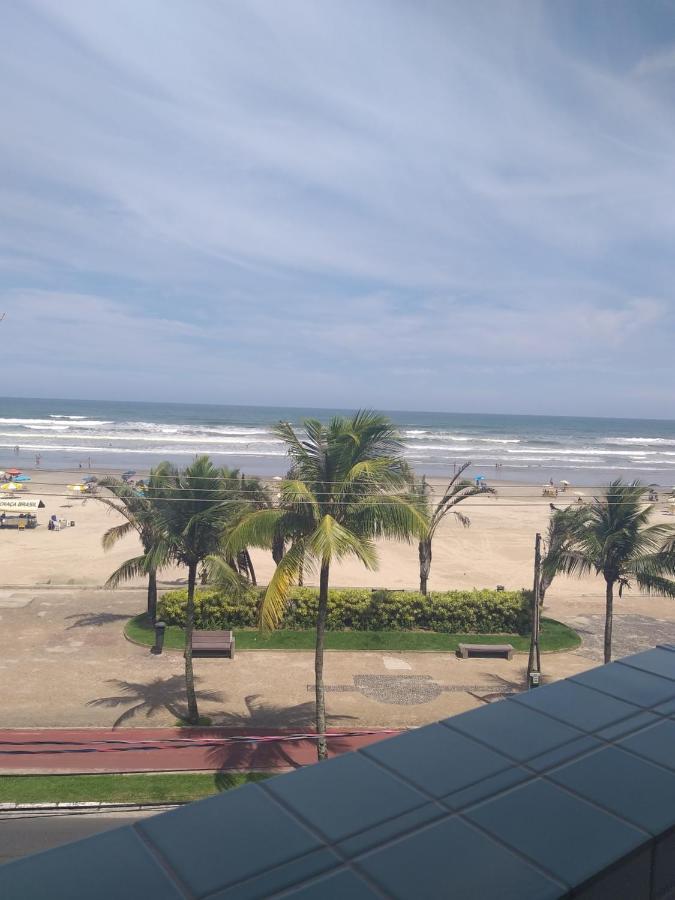 Frente Para O Mar - Vista Espetacular De Todos Os Comodos Praia Grande  Kültér fotó