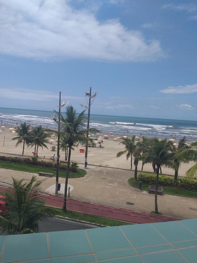 Frente Para O Mar - Vista Espetacular De Todos Os Comodos Praia Grande  Kültér fotó