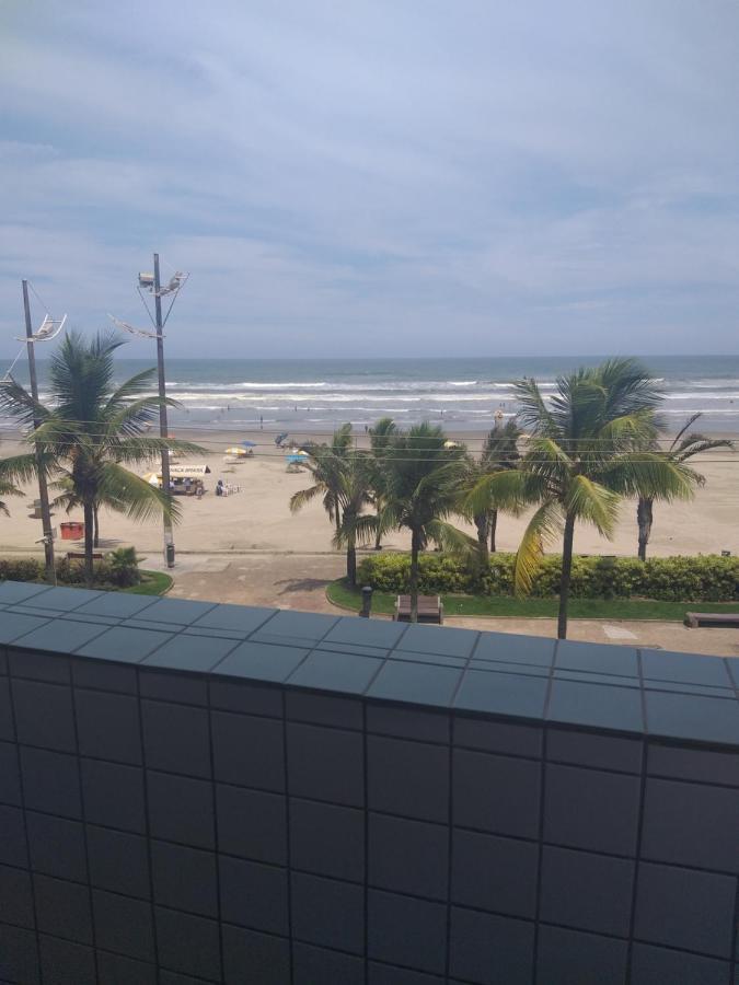 Frente Para O Mar - Vista Espetacular De Todos Os Comodos Praia Grande  Kültér fotó