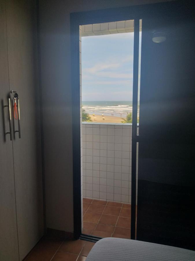 Frente Para O Mar - Vista Espetacular De Todos Os Comodos Praia Grande  Kültér fotó