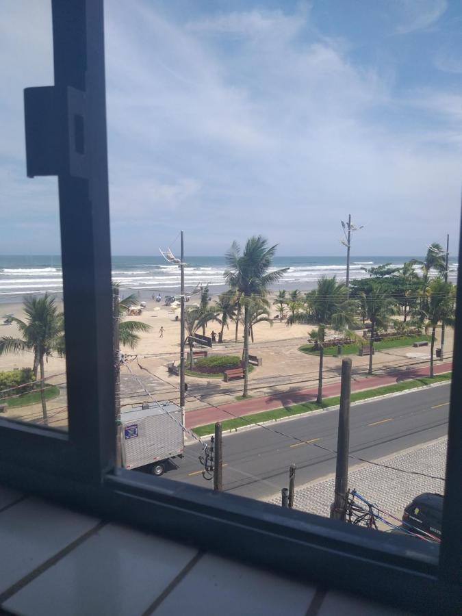 Frente Para O Mar - Vista Espetacular De Todos Os Comodos Praia Grande  Kültér fotó